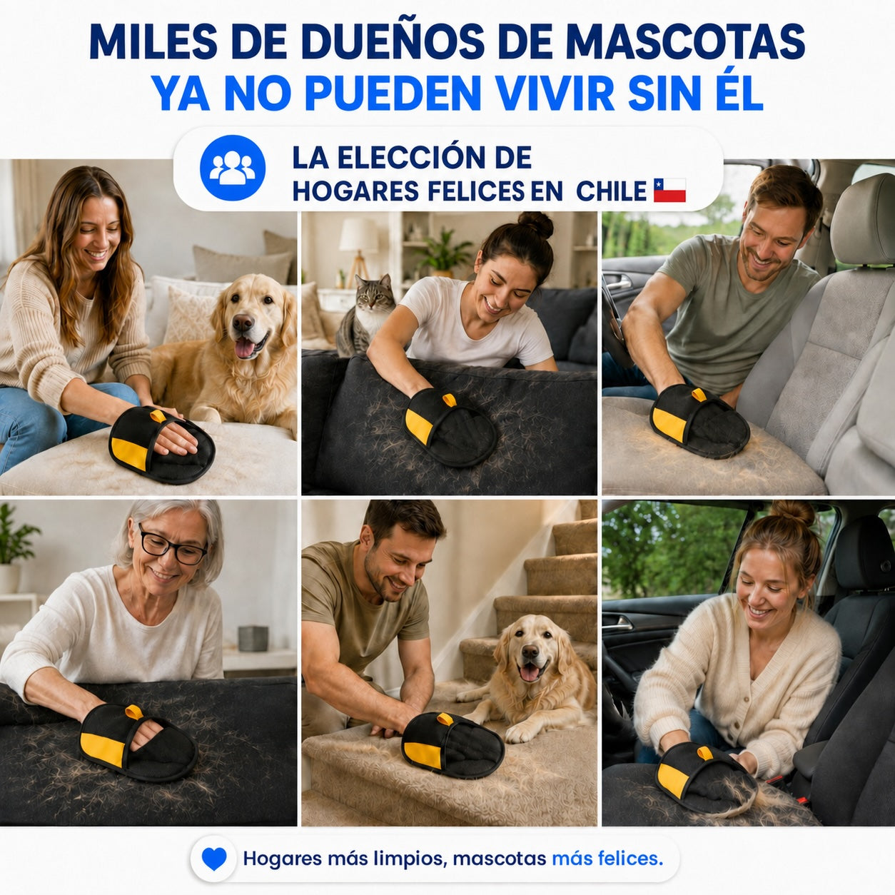 Guante Quita pelos — Elimina el Pelo de tu Mascota al Instante