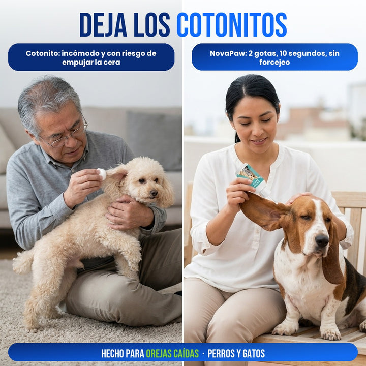 Deja los cotonitos: método tradicional frente a NovaPaw