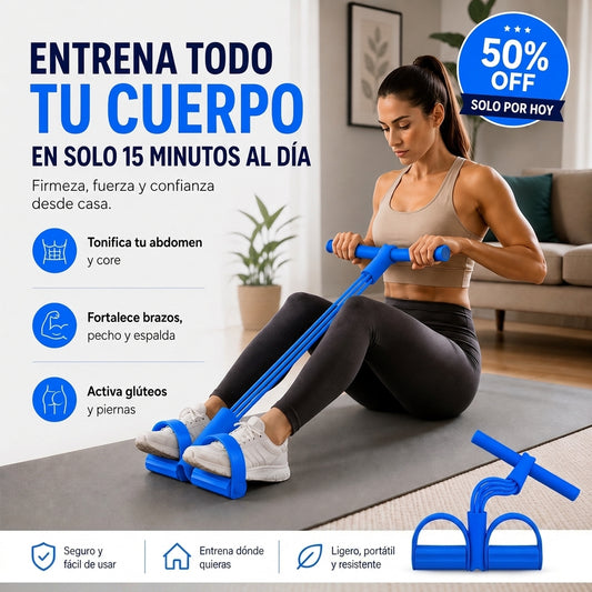 Bandas Elásticas de Resistencia con Pedal