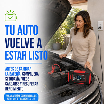 Pinzas roja y negra del cargador NovaBattery 12V
