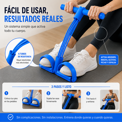 Bandas Elásticas de Resistencia con Pedal