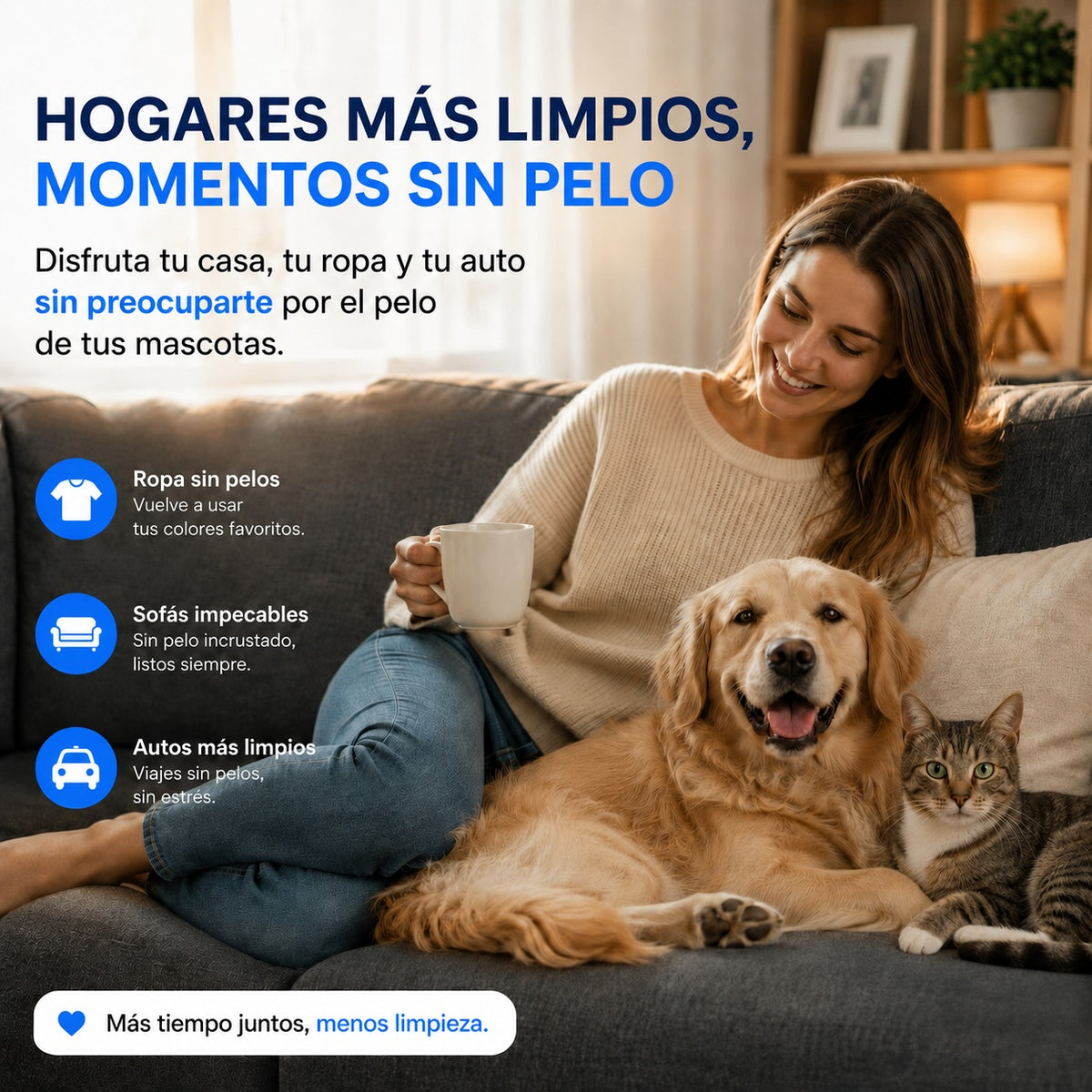 Guante Quita pelos — Elimina el Pelo de tu Mascota al Instante