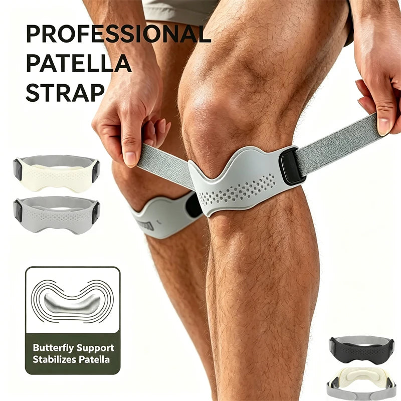 NovaKnee™ Correa Rotuliana de Silicona para Rodilla (Pack x2)