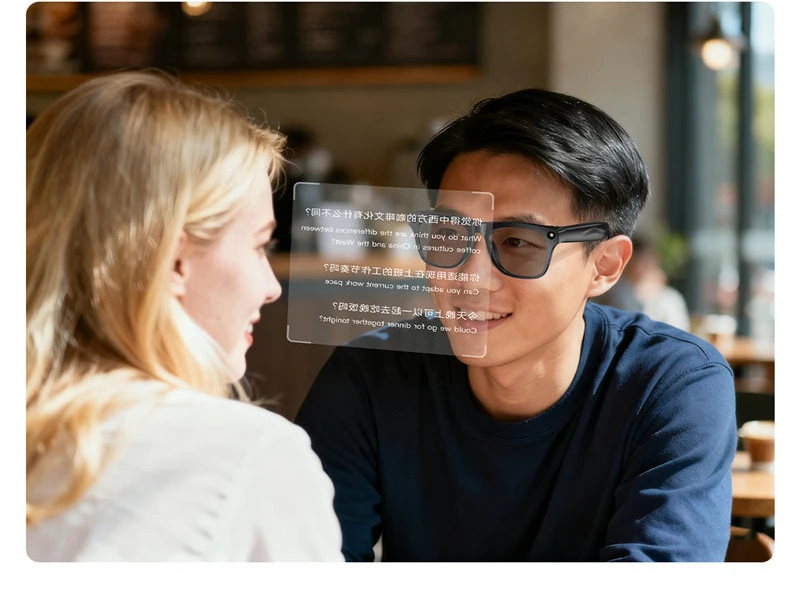 Traducción asistida por IA durante una conversación cara a cara