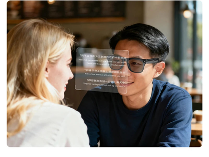 Traducción asistida por IA durante una conversación cara a cara
