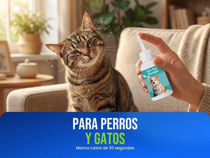 Para perros y gatos: misma rutina de 30 segundos