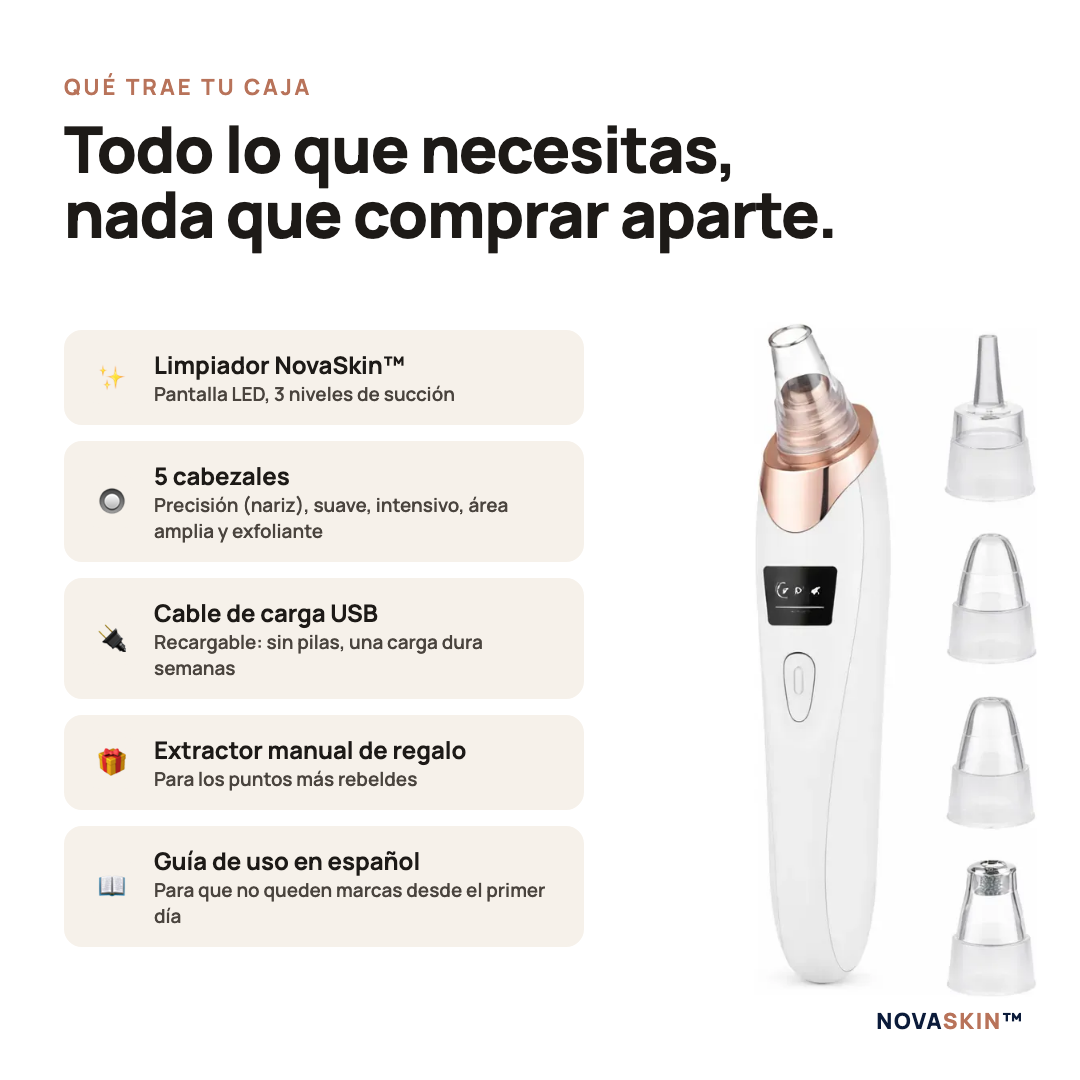 Qué trae la caja
